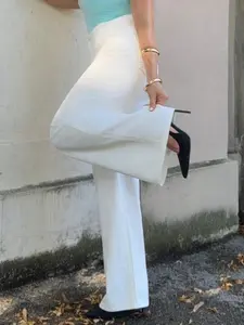 Women's Casual Loose Straight Leg Jeans Pants with Pockets, Comfortable Denim Long Trousers for Daily Wear, Stylish Fashion Clothing Denim Bottoms