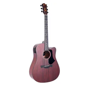 Tagima JUNINHO AFRAM GRAN RESERVA DKMOP Dreadnought Cutaway Acoustic-Electric Guitar – Sapele, Teq-8 Piezo