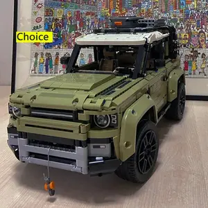 New Defender 90 Super Off-Road Car Building Blocks Set, Model 42110 Ideal for Home Office Decor, Perfect Christmas and Halloween Gift