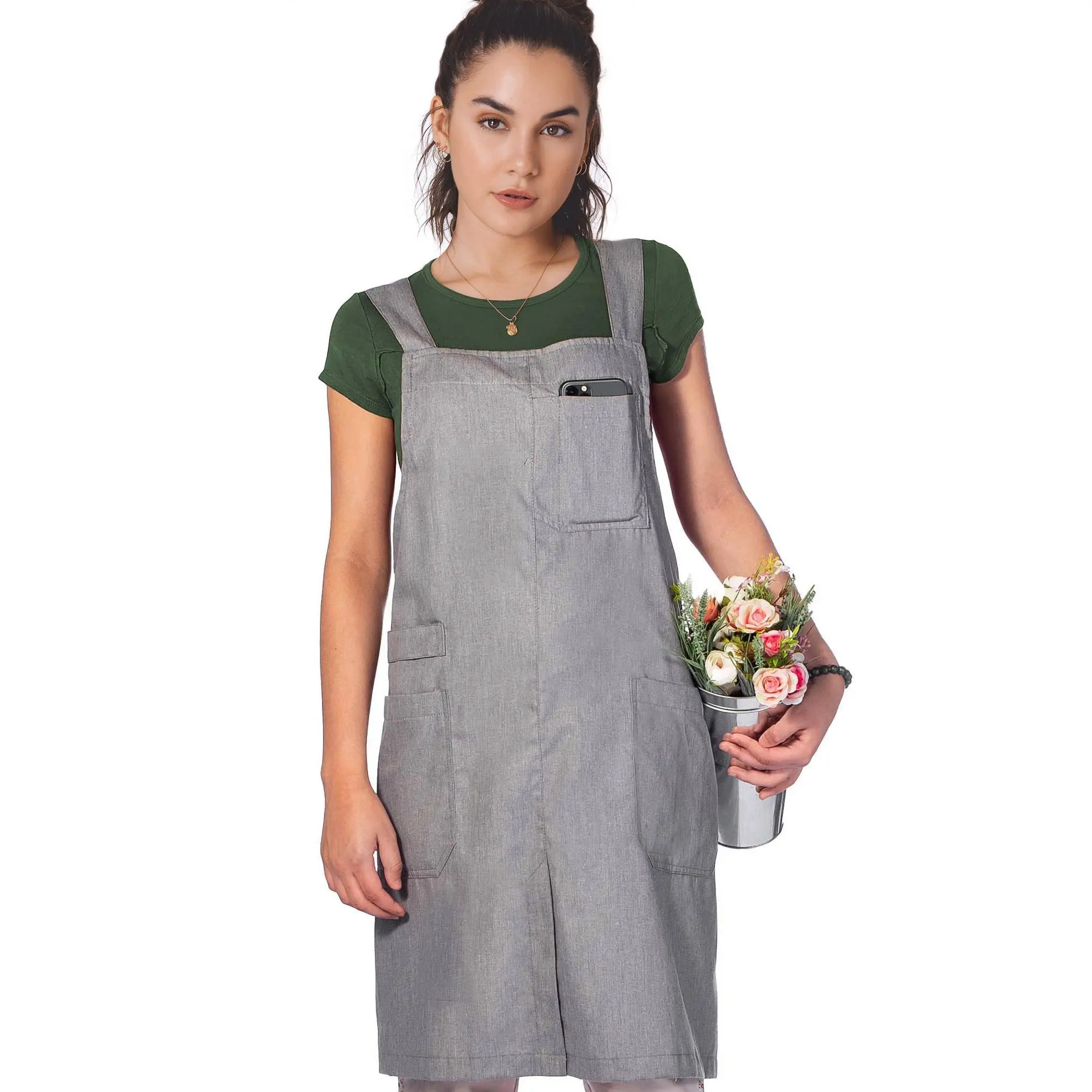 Gray Pinafore
