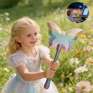 HOT Creative 3D Printed Portable Star Wand Credit Card Holder - Lightweight and Fun Daily Credit Card Organizer, Children's Toy Role-Playing Prop, Christmas and Halloween Gift