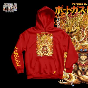 One Piece  ' ACE FLAME" Hoodie