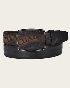 CUADRA BLACK WESTERN BOVINE BELT
