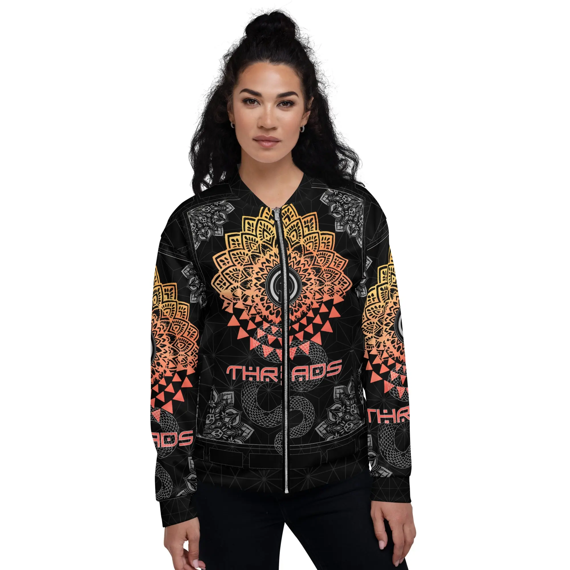Serpent Rising Unisex Bomber Jacket