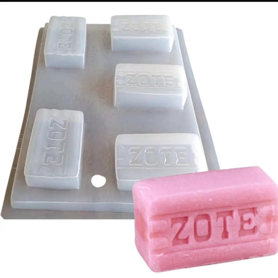 Molde de Plastico - Soap Bar Zote Design