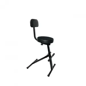 Pro X Operators Gig Chair - Portable Adjustable - Padded Foam Velvet Covered 13" Seat