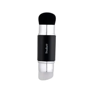 [Studio17] Dual Silicon Blush Brush - Korean Olive Young Makeup Tool for Contouring & Blush Application | Skin-Friendly Non-Irritating Professional Face Makeup Brush