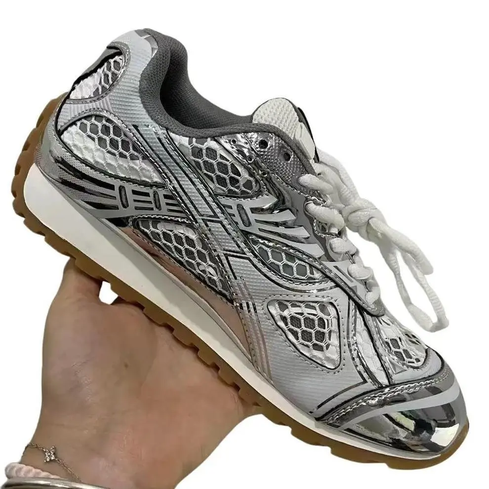 Athletic couples‘ shoes chic round toe design orbit trainers for men and women unisex luxury streetwear size 35-48 Casual flat Running Shoes