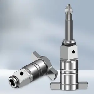 2pcs Electric Wrench Shaft Conversion Head, Magnetic Drill Bit Holder, Durable Efficient Power Tool Accessory, DIY Projects