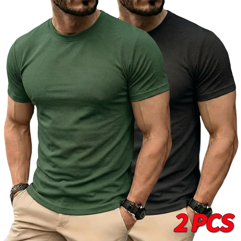 2PCS-Dark green + black