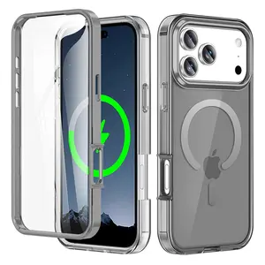 Fit iPhone 17 Pro Max Case,Compatible with MagSafe Built-in Touch Sensitive Anti-Scratch Screen Protector for iPhone 17 Pro 2025