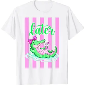 Later Gator After While Crocodile Funny Alligator T-Shirt