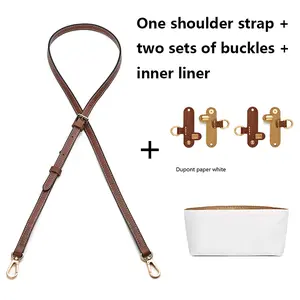 Strap Compatible for Longchamp Mini Bag, Leather Purse Straps Kit Replacement Crossbody for Long Champ MiNi,Shoulder Straps, Handbag Accessories