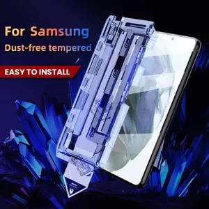 Bilolly HD Clear Film Screen Protector Compatible for Samsung Galaxy AA15/A25/A35/A55/S21/S21+/S22/S22+/S23/S23+/S24/S24+/S24 Ultra Tempered Glass Screen Protector, Anti Scratch, Bubble Free 3-Pack Cellphone Accessories Smartphone Protection