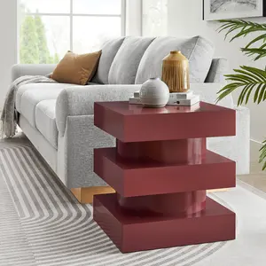 Perpetuate Totem End Table in Spiced Apple