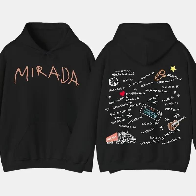 Ivan Cornejo Mirada Tour Parte Hoodie, Ivan Cornejo Merch 2025, Ivan Cornejo Fan Gift Ideas, Ivan Sale Para Ser Feliz Shirt, Fashion Casual Hooded for Daily Holiday Outdoor Wear. Womenswear Tops Pullover