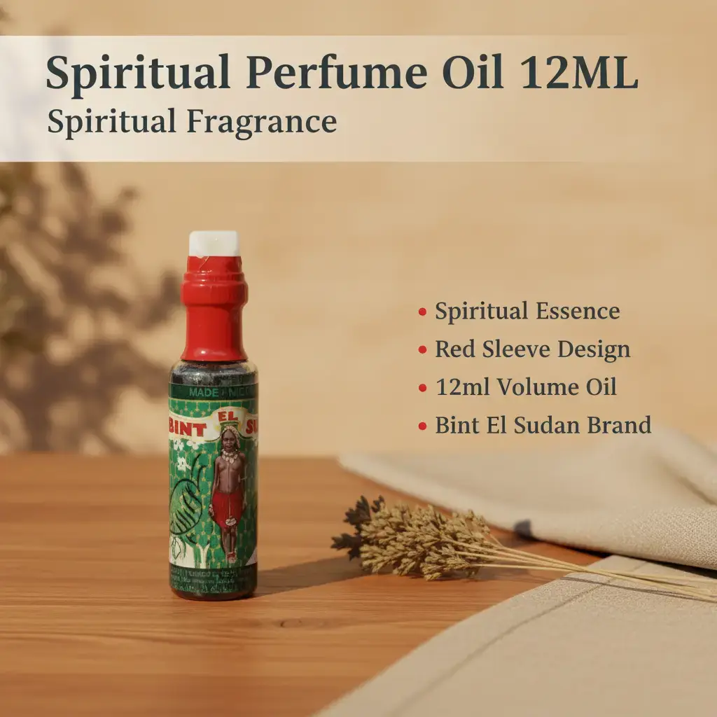 BINT EL SUDAN Spiritual Perfume Oil, Original (Red Sleeve) 12ml