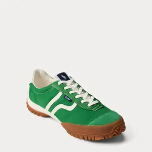 Polo Sport - Treaded Nylon-Leather Low-Top Sneaker