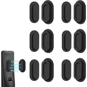 6 Pack Magnetic Remote Control Holder – Upgraded Silicone Magnetic Wall Mount for TV, Fan & Air Conditioner Remotes – Self-Adhesive, No-Drill Remote Control Holder Wall Mount