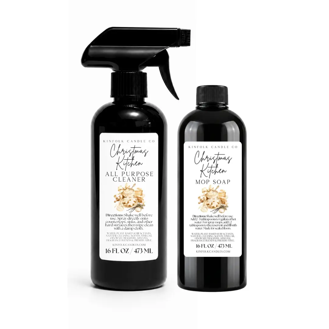 Winter Cozy Clean Duo – All-Purpose Cleaner Spray & Mop Soap Gifts For Home Seasonal