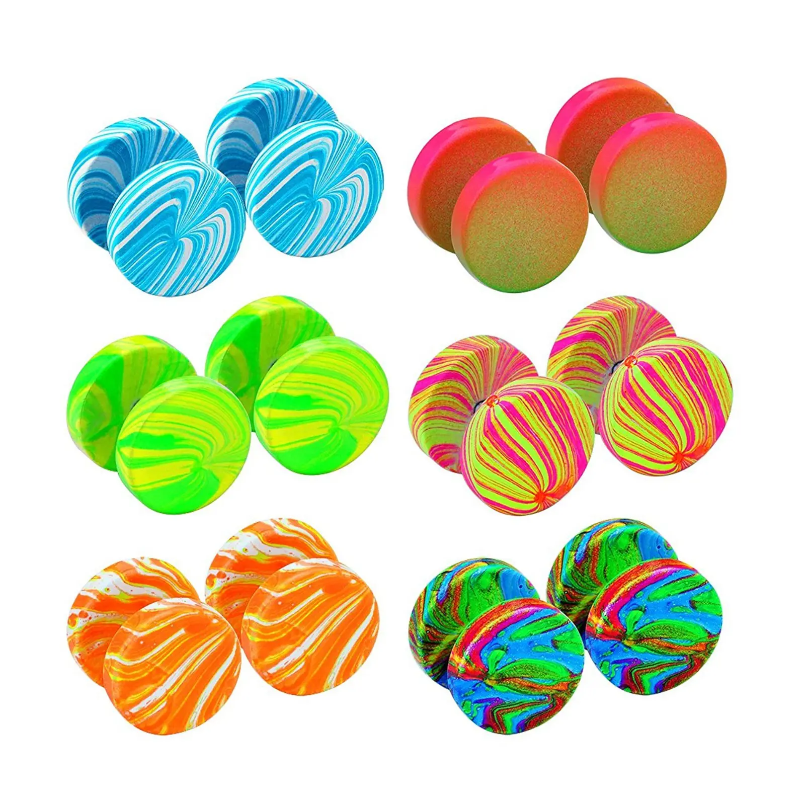 OIDEA Candy Color Ball Shaped Dumbbell Stud Earrings - Stainless Steel Straight Barbell Earrings for Men, Trendy Street Style Helix Cartilage Piercing Jewelry, Ball Shaped Earrings