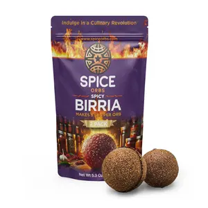 Spicy Medium Birria Orb 2-Pack – Perfect Spice Bomb for Authentic Birria Crockpot Cooking – Instant Birria with Great Flavor – Makes 3-5 lbs Per Orb!