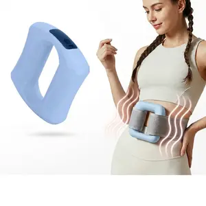 Portable Handheld Vibration Massager with Belt, Rechargeable Muscle Relaxation Device for Body, Waist, Legs（