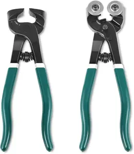 2 count Glass Tile Nippers Set, Heavy Duty Wheeled Glass Mosaic Nipper &  Ceramic Tile Nipper, Tile , Mosaic  Tool for  Glass Mosaic, Ceramics, Stone, Metal