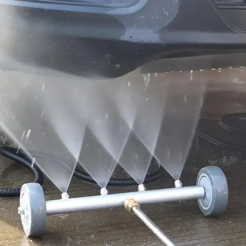 High-Pressure Car Wash Machine, Power Washer, Electric Car Cleaner with 2 Extension Rods, Multi-Surface Cleaning Tool, Car Wash Equipment for Home & Auto Use