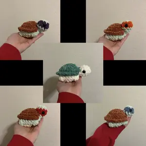 Crocheted Small Turtle