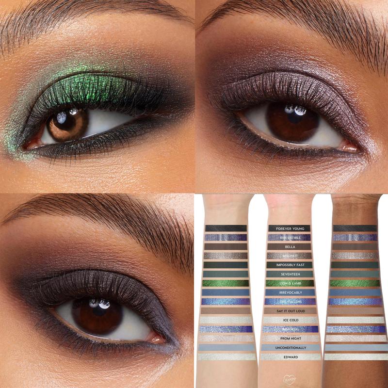 ColourPop x The Twilight Saga Eclipse Forever Eyeshadow Palette Set - 3 Limited Edition Palettes with 45 Shades & 5 Finishes for Vampy Looks