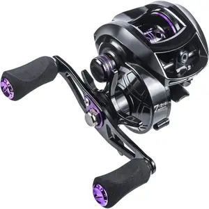 High Speed Baitcasting Fishing Reel, 7.2:1 Gear Ratio Fishing Reel with Magnetic Brake System, Fishing Accessories for Outdoor Fishing, Summer Gift