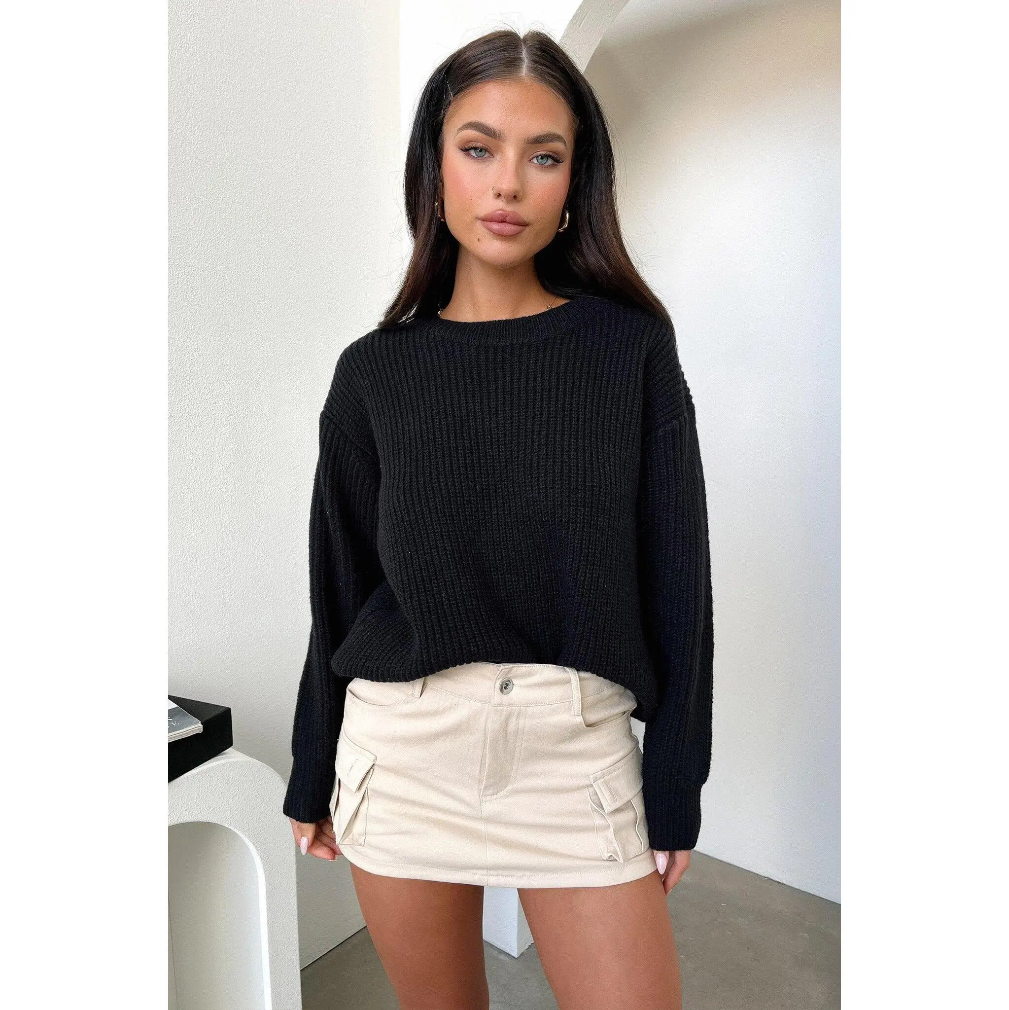 Tamzyn Knit Jumper - Black