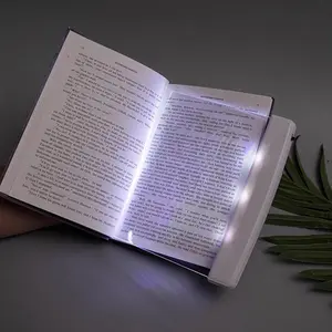 Flat LED Book Light, Eye-Care Bookmark Reading Lamp for School & Bedroom, Creates Comfortable Reading Environment, Perfect Gift for Students, Teachers & Book Enthusiasts