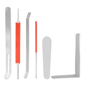 W63 Flute Repair Kit 6 Piece Set, Includes Saxophone, Clarinet, Piccolo Accessories, Professional Musical Instrument Maintenance Tools