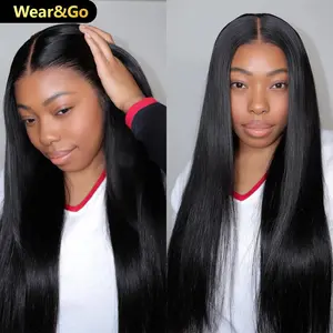 [Alice Live Only] OQ HAIR Wear Go Glueless Wigs Bleached Knots Straight Hair Pre Cut 7x5 HD Lace Wigs