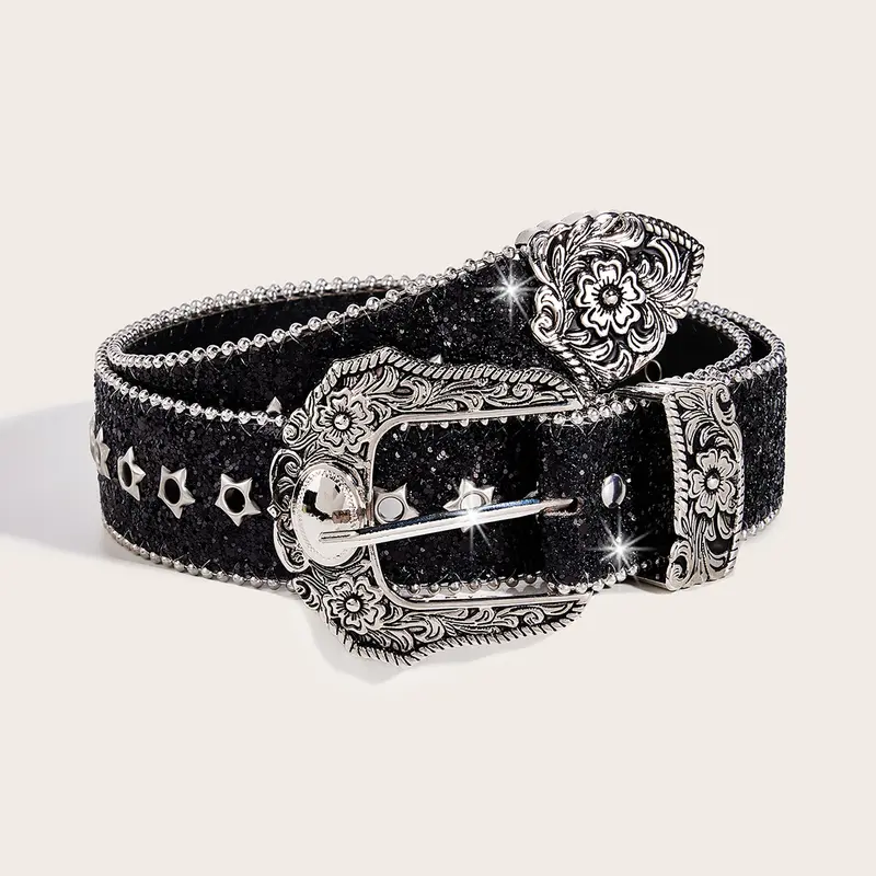black studded belt - TikTok Shop display picture 3