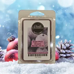 Sugar Plum Dreams 2.5oz. Wax Melt Candle Decor