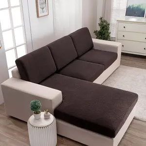 Waterproof Large Leaf Print Stretch Sofa Cover | All-Season Anti-Scratch | Pet-Friendly Furniture Protector | Ideal for Living Room, Bedroom & Holiday Decor | Universal Sofa Protector