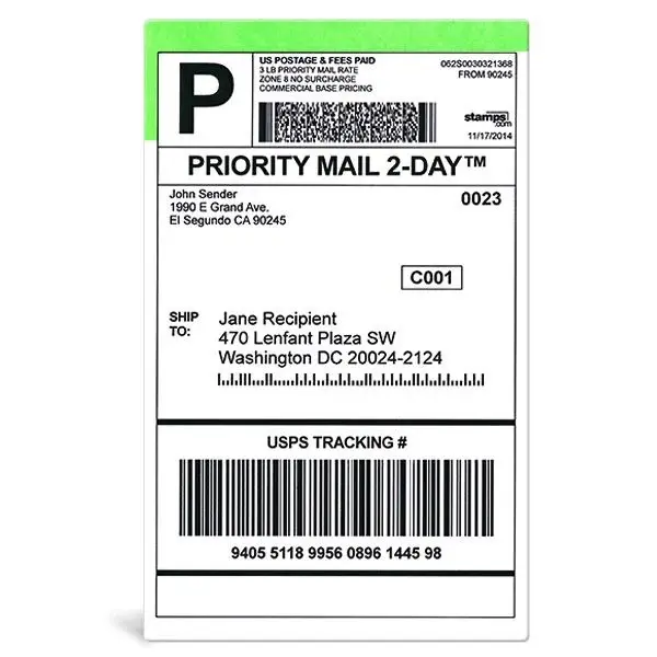 Shipping Label Shipping Label