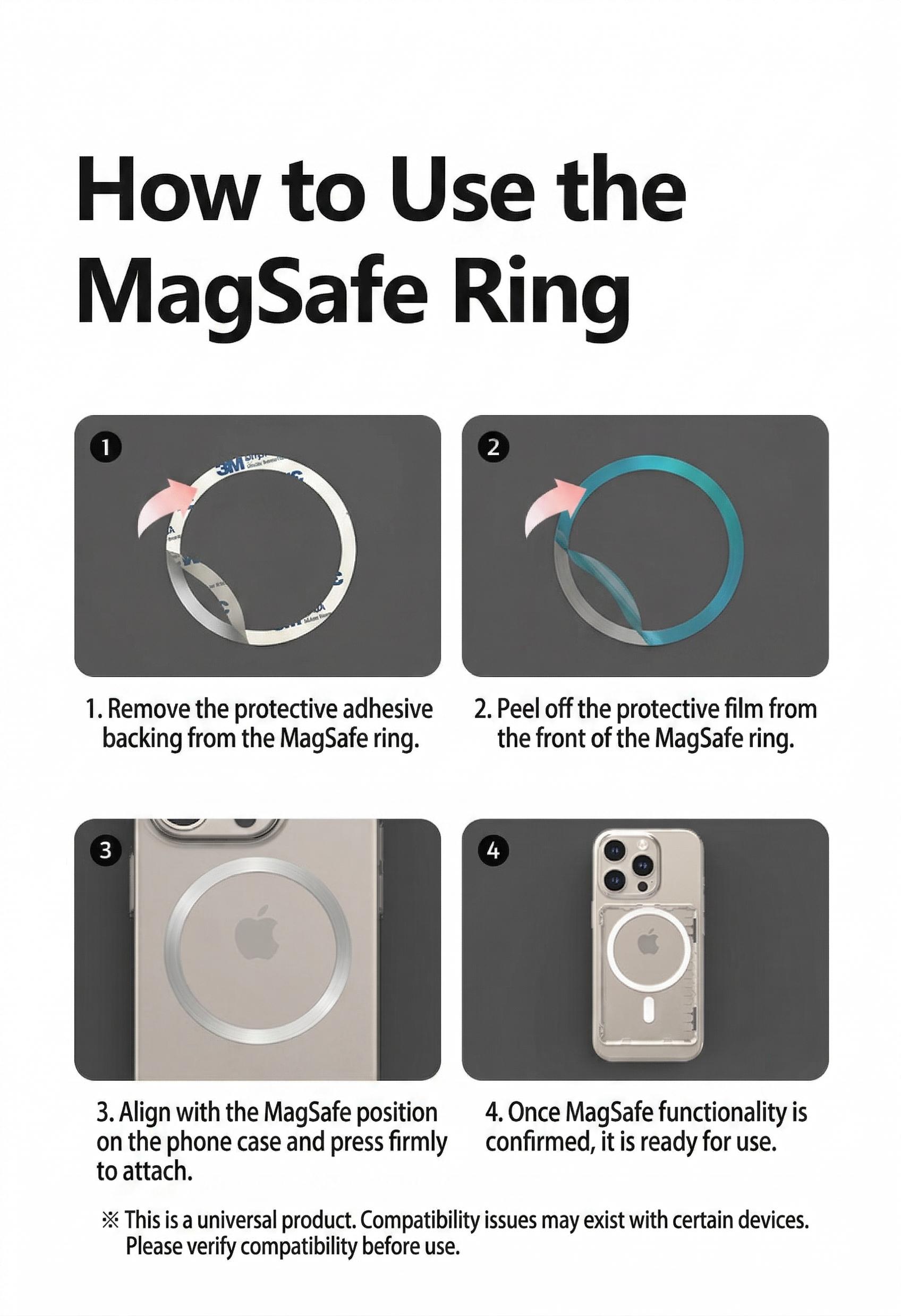 Must-have for K-pop stans! Transparent Magnetic Flip Card Holder - FitsCredit Card /ID / K-pop Photocard Size(95 x 63 mm, Not for Trading Cards) -Compatible with iPhone and SamsungGalaxy S25/ S24 Series