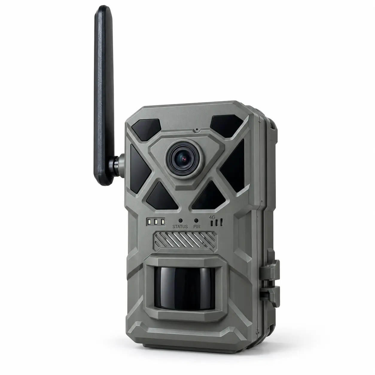 2K HD Cellular Trail Cameras-Solar Powered Hunting Camera with Live Streaming, Game Camera Built-in SIM Card No WiFi Needed, WaterProof, 24MP Photos, 2K Videos| Motion Activated, Night Vision, Best Hunting Accessories, GPS, Day Night Vision, Micro Sd