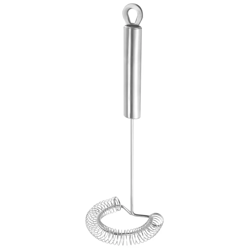 Stainless Steel Kitchen Whisk - Handheld Egg Mixer Utensil with Flexible Coils, Hand-Wash, for Making Gravy, Heating Milk and Soup, Deglazing (Car Exterior Decoration Accessory)
