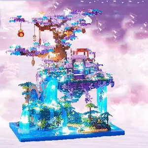 1466 Pieces Fairy Tale Building Blocks, Perfect for Holidays, Birthdays, New Year Gifts, Abs Material, Mixed Color, Office Desk Decor, Diy