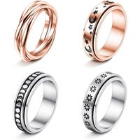 Rose Gold+Silver Tone