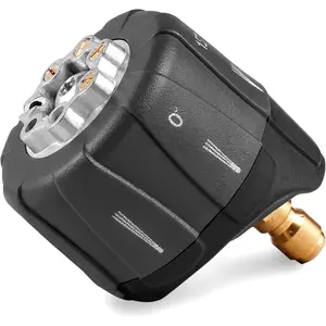 Washer Nozzle, 7-in-1 Quick Changeover Nozzle, Adjustable  Washer Nozzle with 1/4 Inch Quick Connect, 3200 PSI  Nozzle