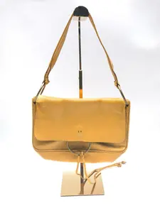 Pre-owned Chloé cowhide Shoulder Bags Chloe Faye Yellow Calfskin Crossbody Bag