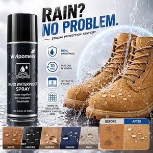 Suede Protector Spray Shoe Protector Spray Waterproof Spray Fast-drying Stain-resistant Nano Protection Spray for Sneaker, Leather, Nubuck, Boots ,Suede & Canvas Comfort Mesh for Outdoor Camping Rainy & Snowy Day