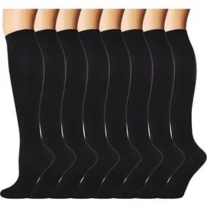 8 Pairs Men Women High Compression Stockings for Support Socks 8 Pairs Men Women High Compression Stockings for Support Socks