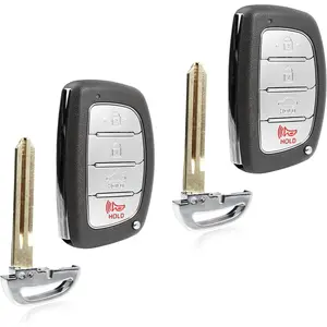 2X Keyless Entry Remote Key Replacement 4-Key for 2019 2020 Hyundai Elantra (CQOFD00120,95440-F2002)